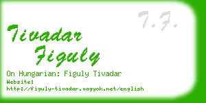 tivadar figuly business card